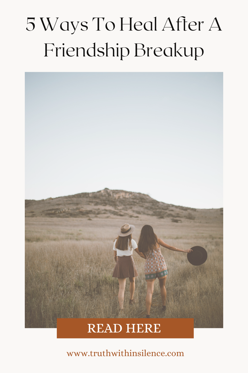 5 ways to heal after a friendship breakup.