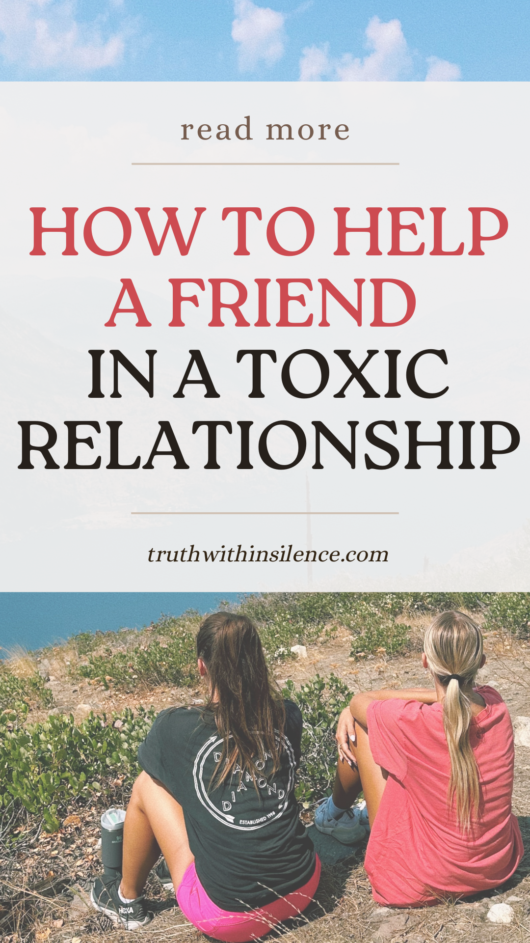 How to help a friend in a toxic relationship