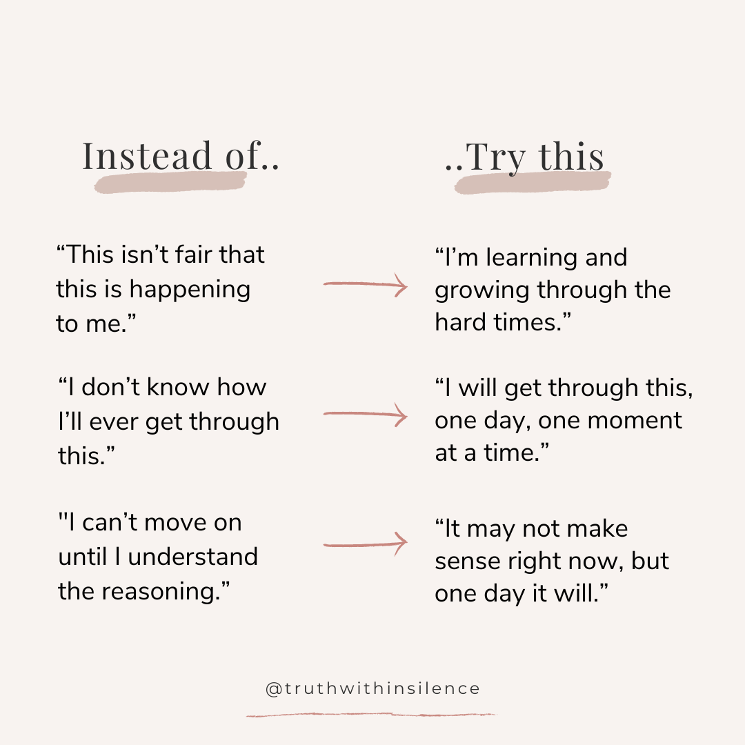 Finding purpose in your pain.