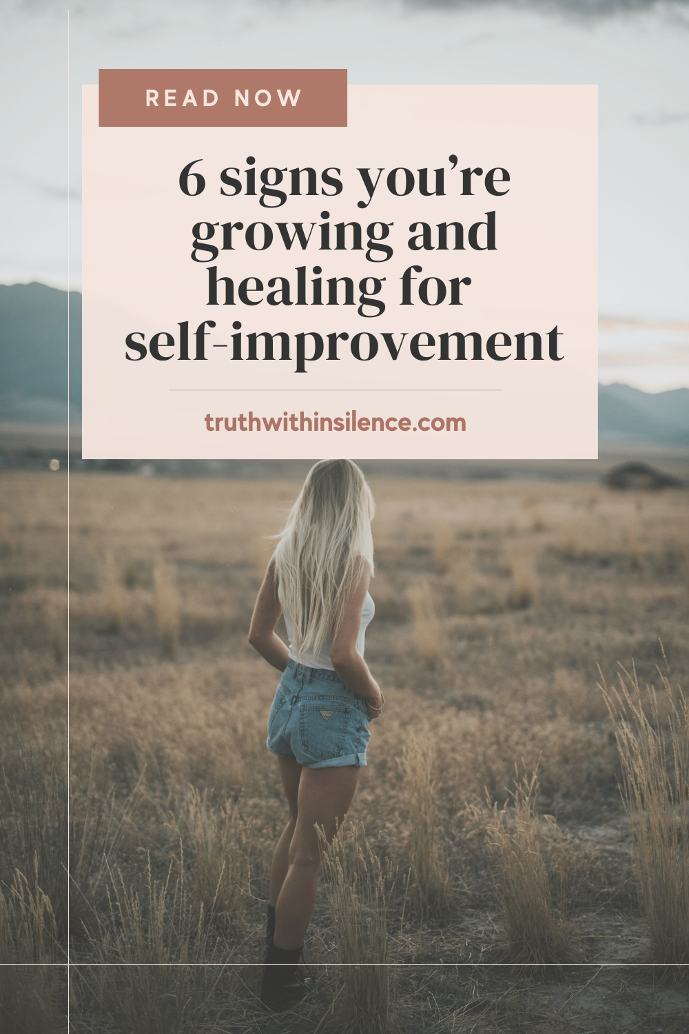 6 Signs You're Growing And Healing For Self-Improvement