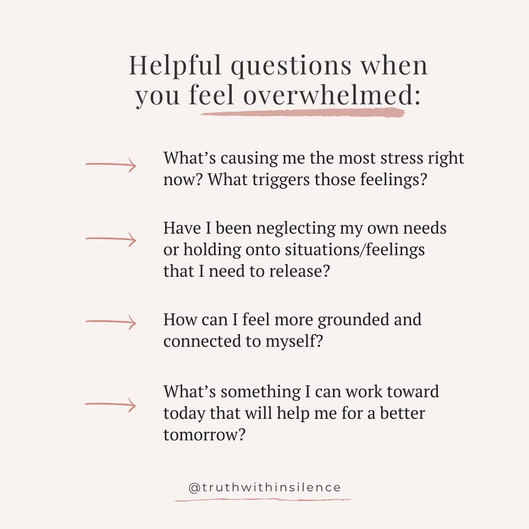 How To Connect With Yourself When Feeling Overwhelmed