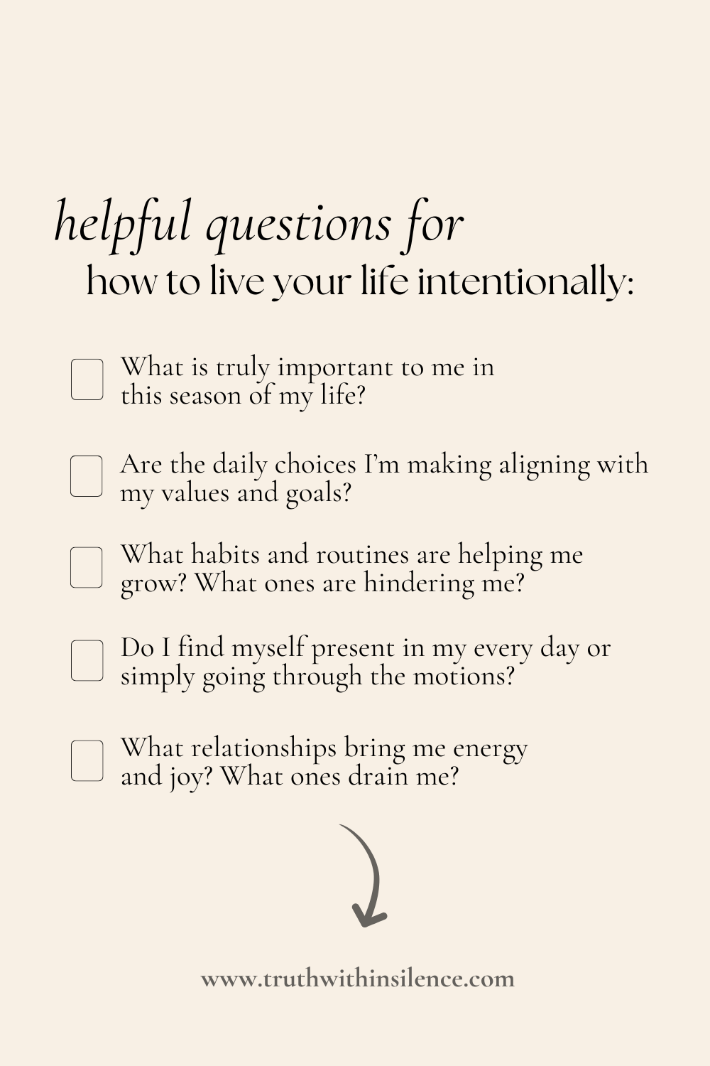 5 Ways To Live Your Life With More Intention